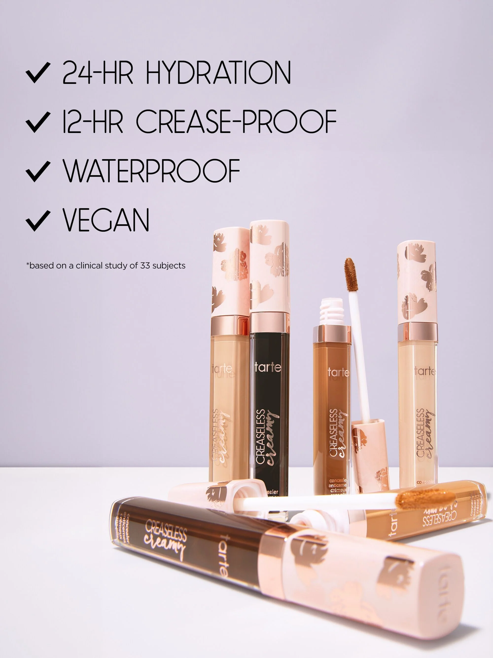creaseless creamy full-coverage concealer & paw brush duo - Image 5