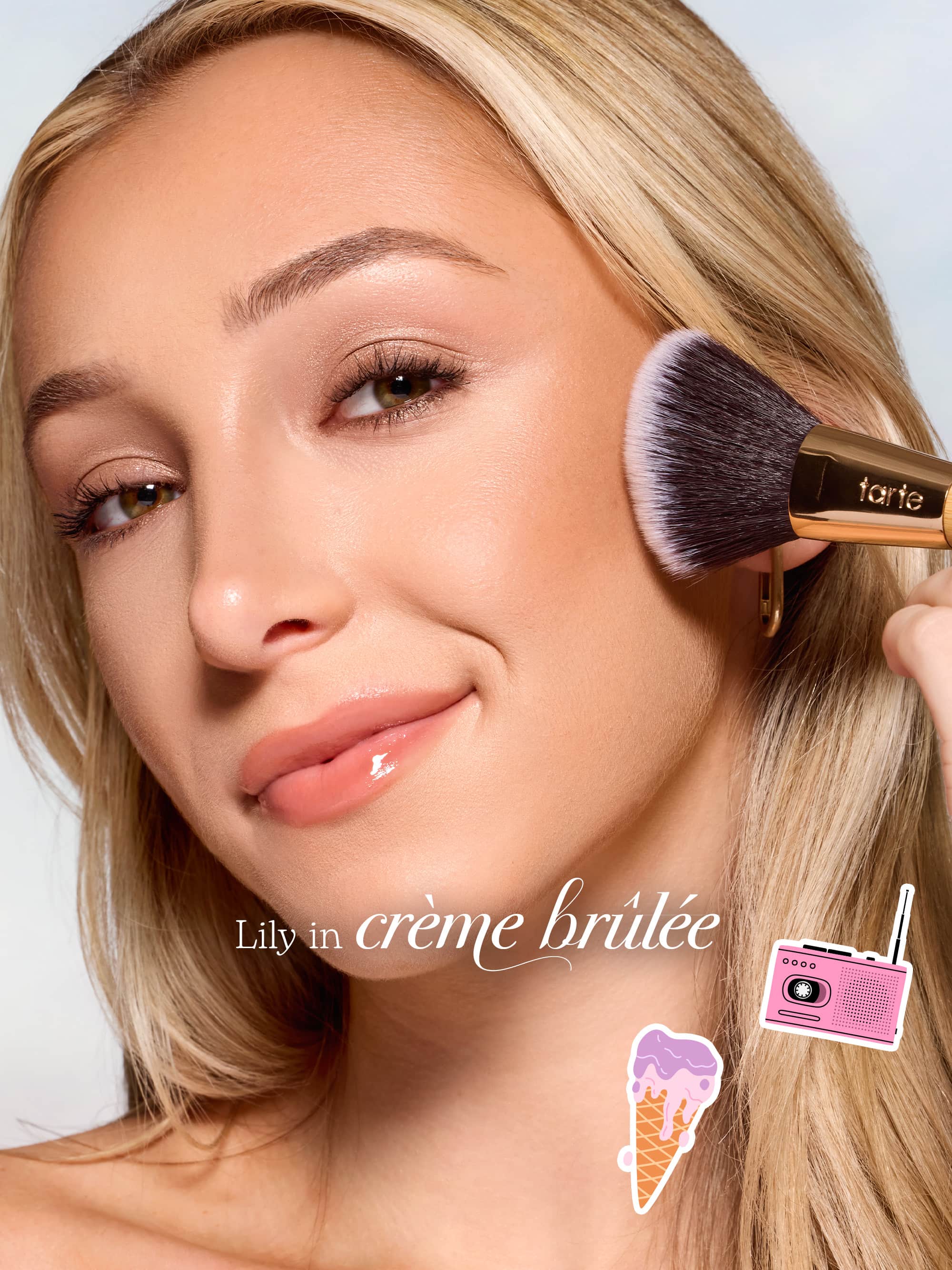 double-ended cream & powder bronzer brush - Image 3