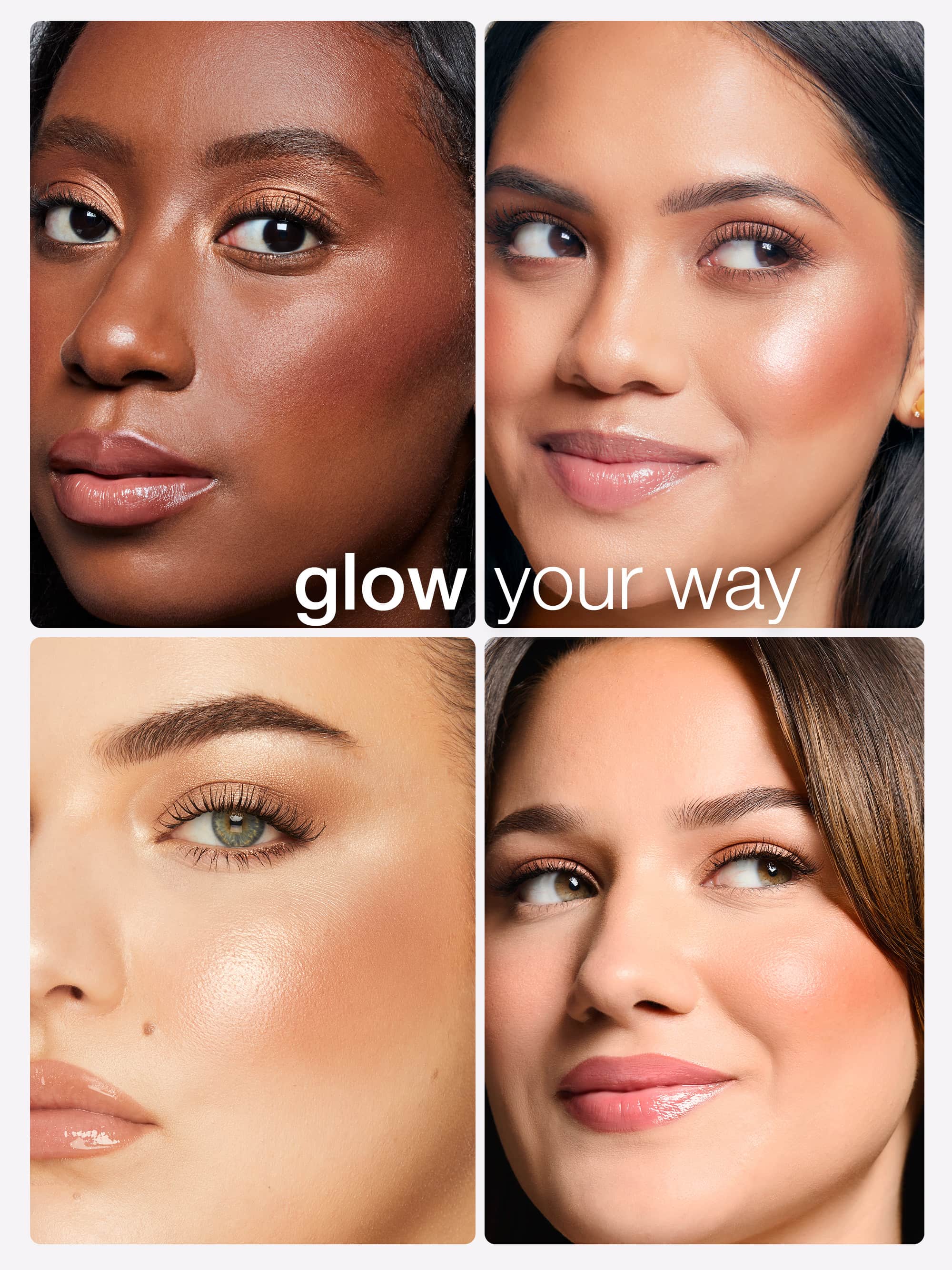 glow wardrobe highlighting eye & cheek palette - Image 5