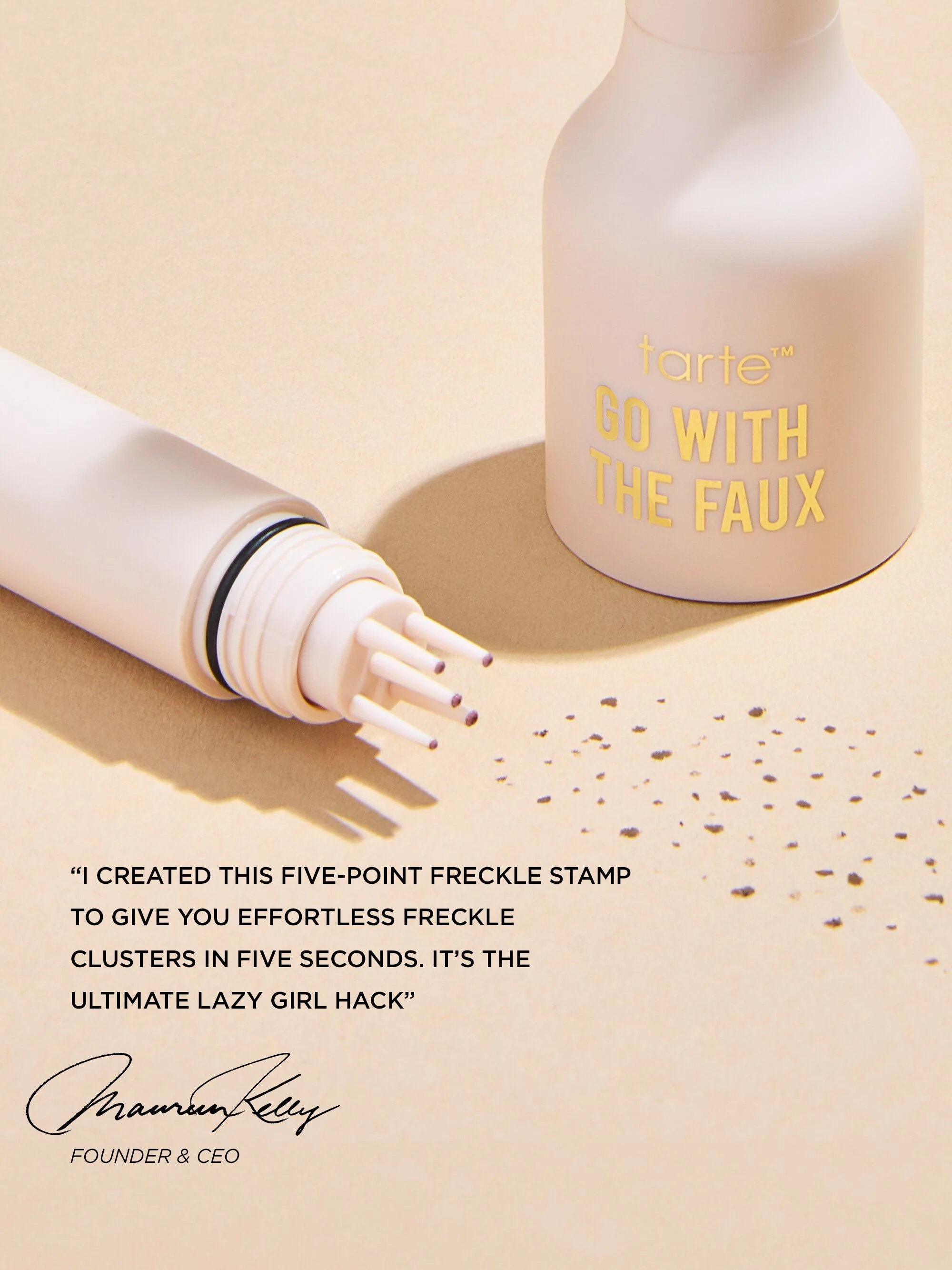 go with the faux freckle stamp - Image 4