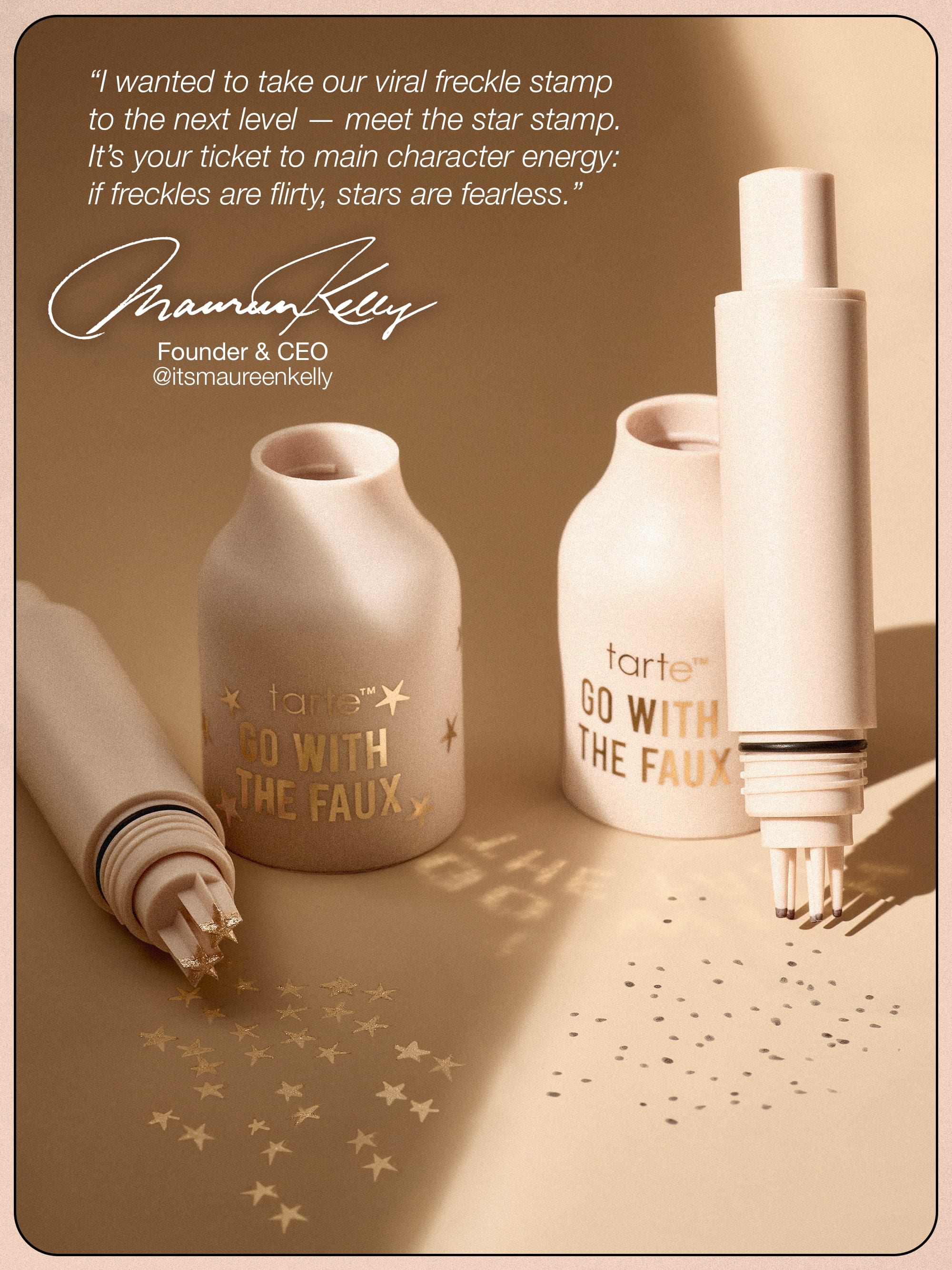 go with the faux freckle stamp in starstruck - Image 6