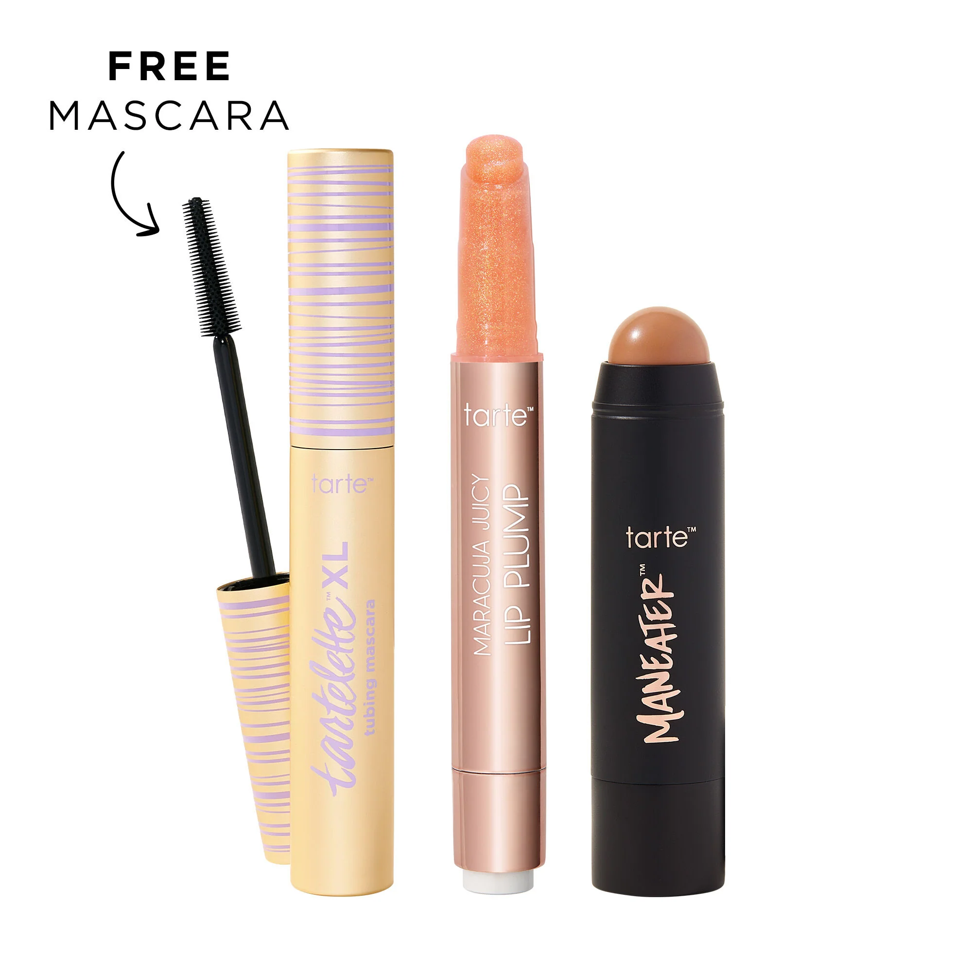 maracuja juicy lip shimmer, XL tubing mascara and bronzer stick trio - Image 11