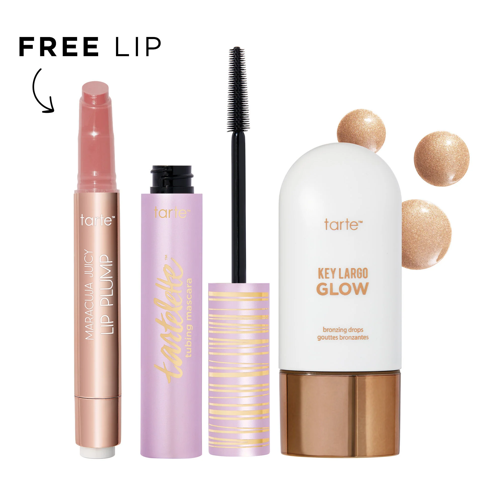 tarte™ maracuja juicy lip plump, tubing mascara and bronzing drops - Image 6