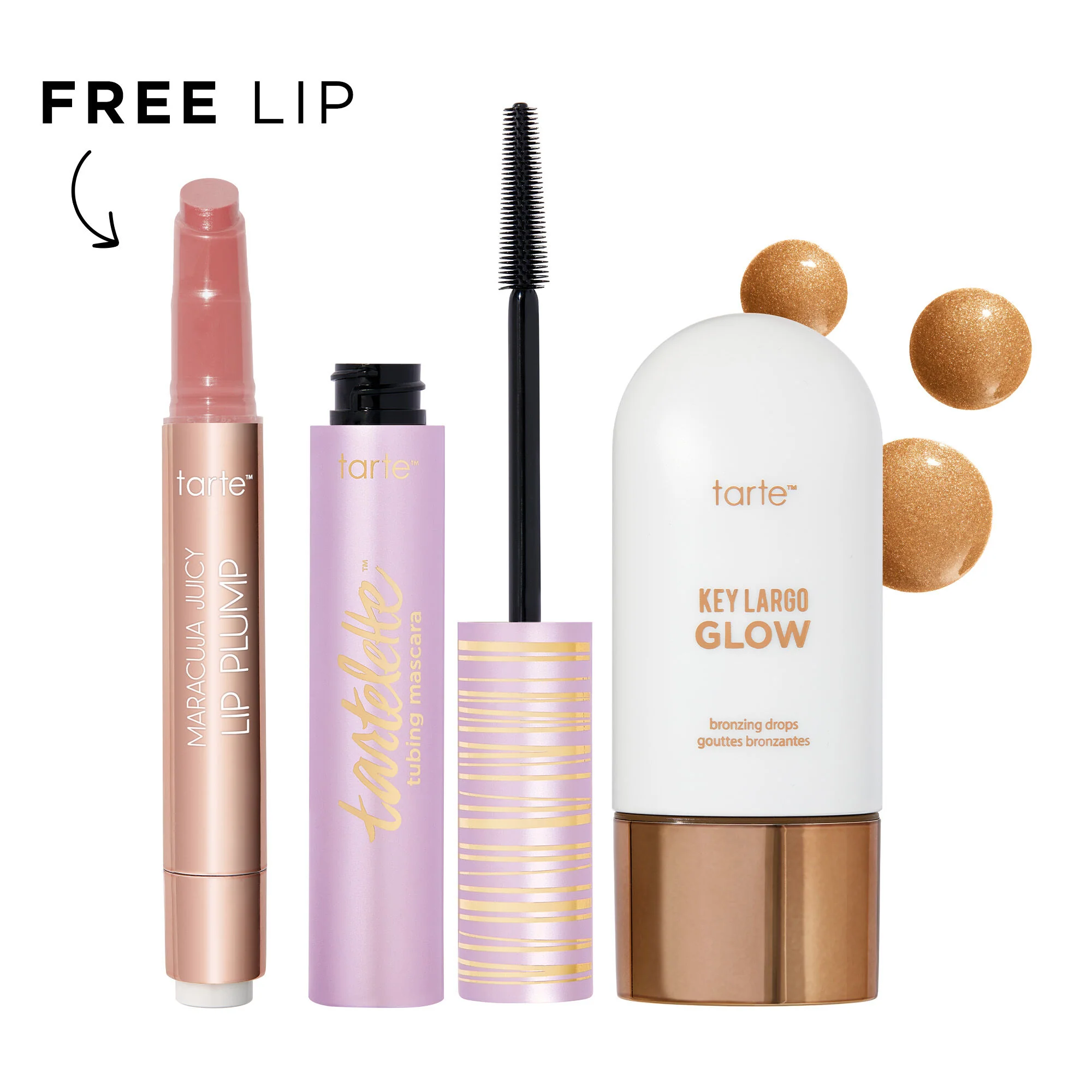 tarte™ maracuja juicy lip plump, tubing mascara and bronzing drops - Image 7
