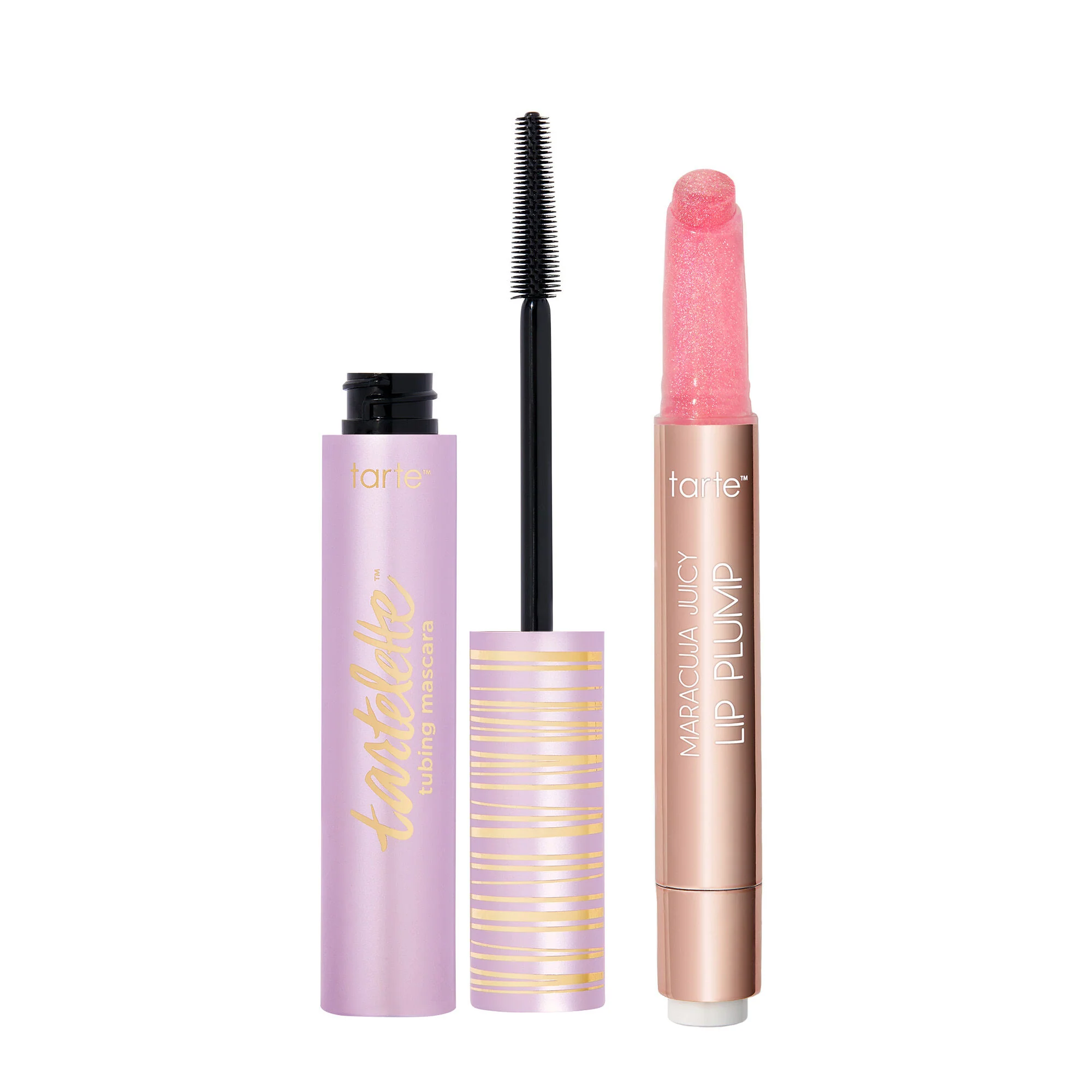 tarte™ viral shimmer glass lip plump & tubing mascara duo - Image 10
