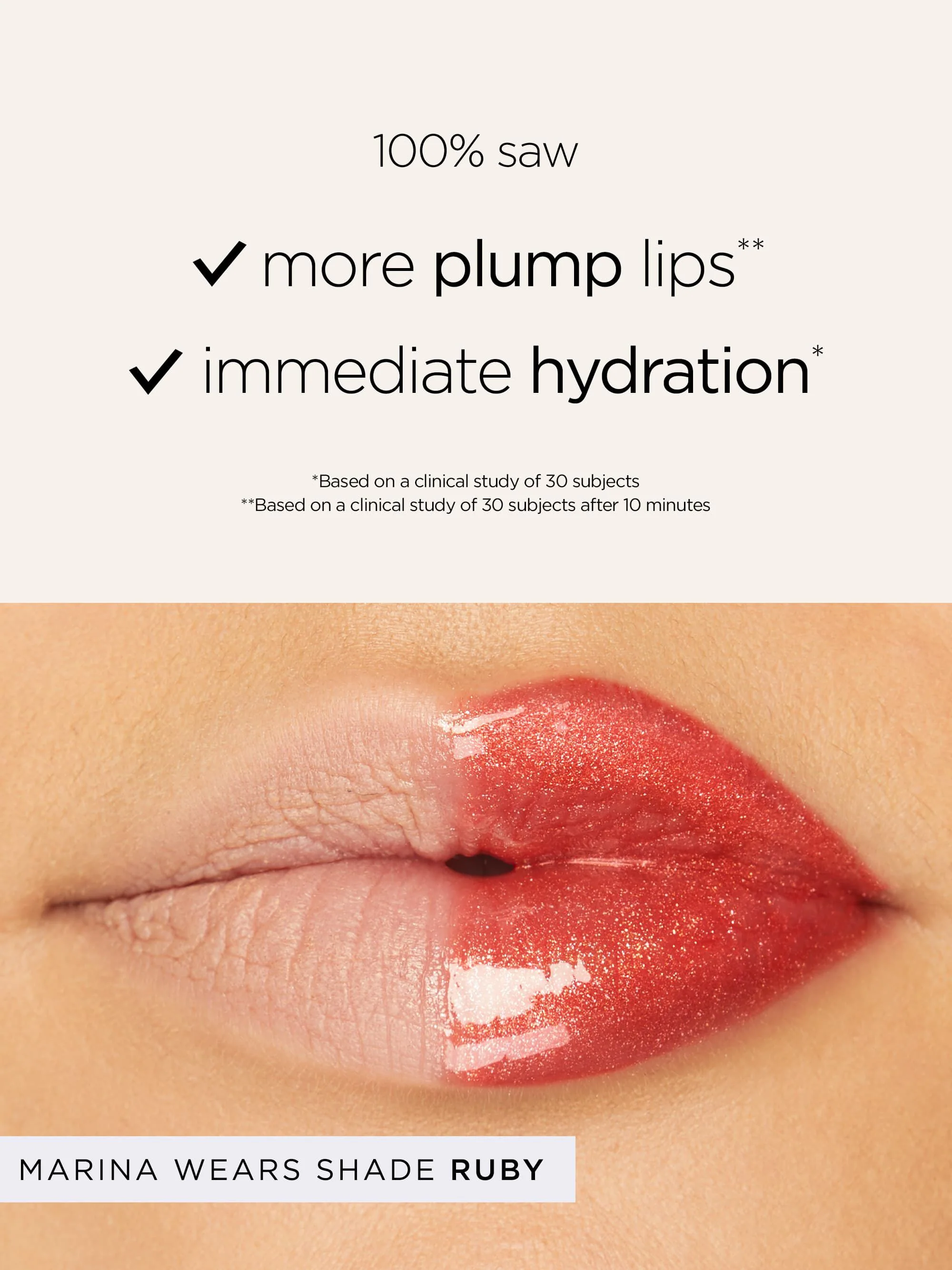 tarte™ viral shimmer glass lip plump & tubing mascara duo - Image 5